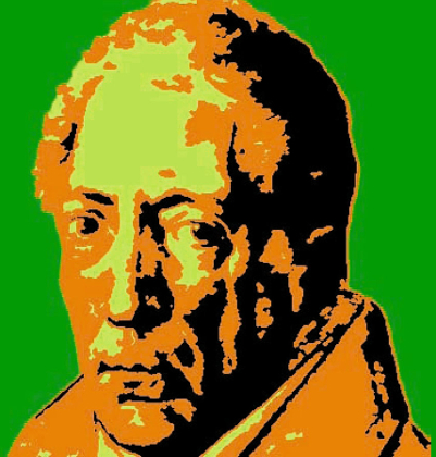 stilisiertes Bild von Wilhelm von Humboldt